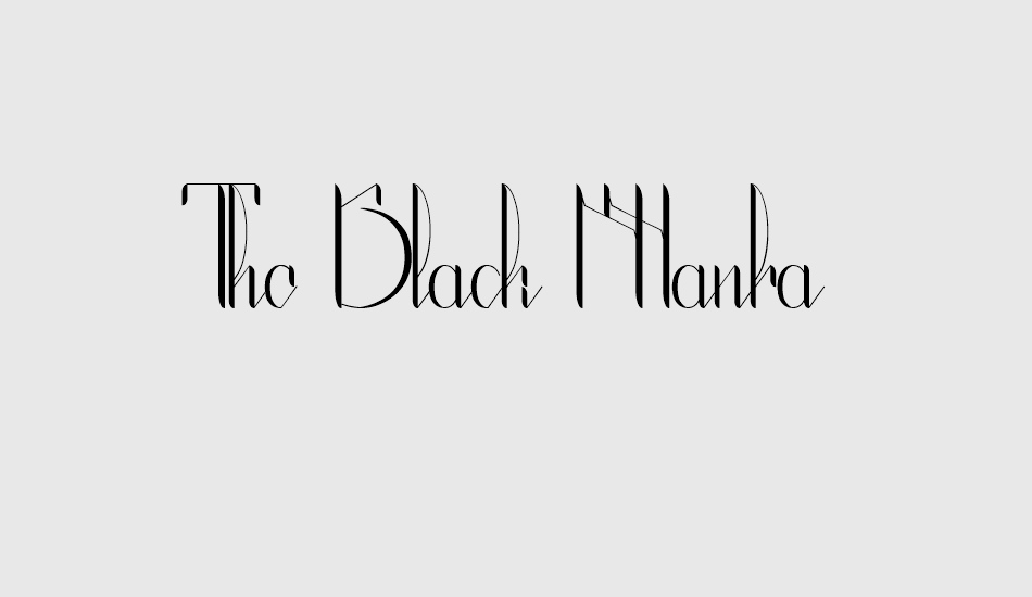 the-black-manba font big