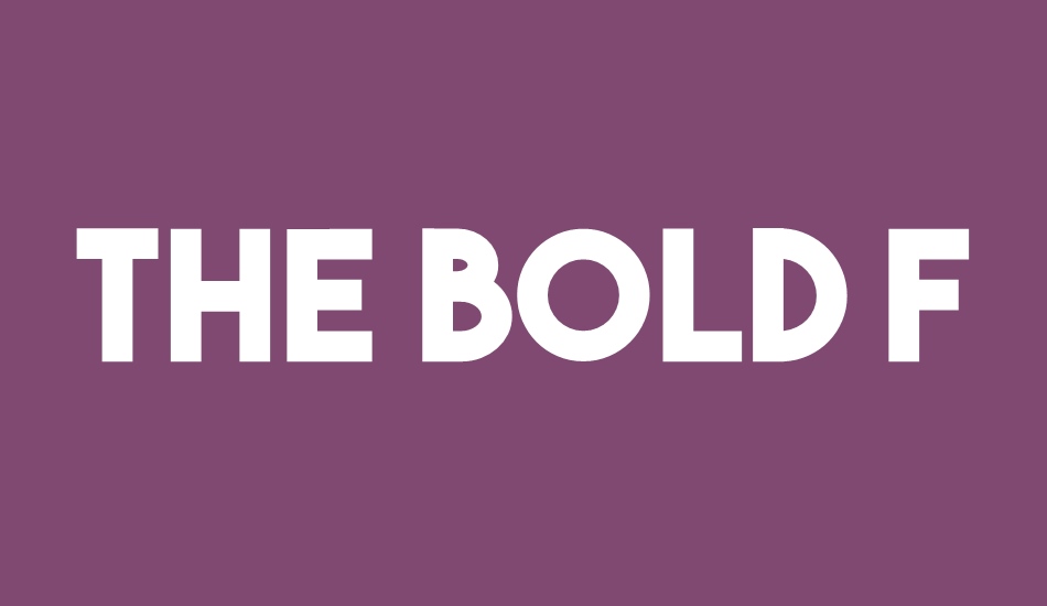 the-bold-font font big