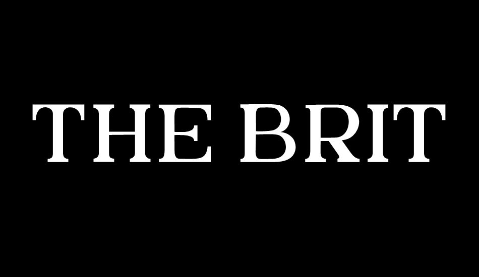 the-brittany-serif font big