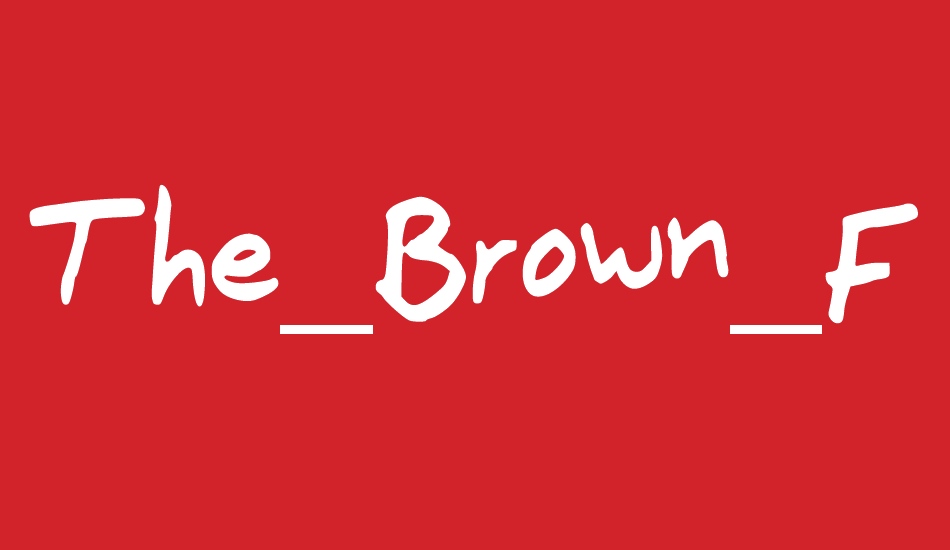 the-brown-fox font big