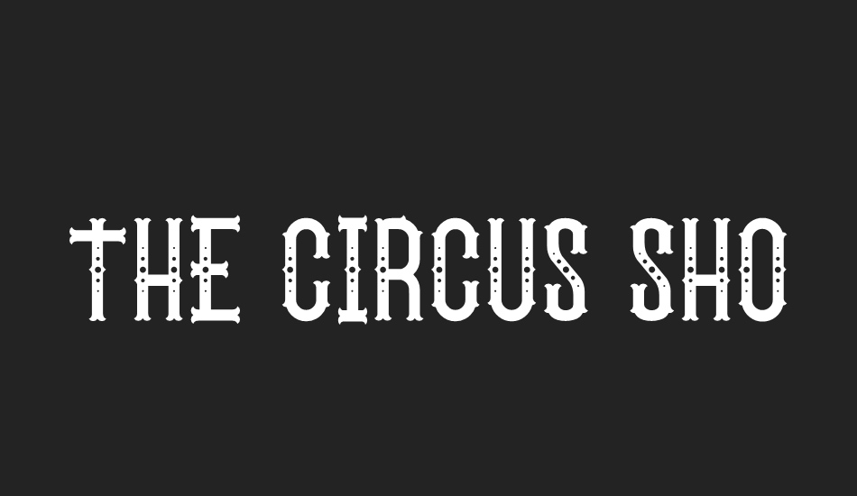 the-circus-show-freeversion font big