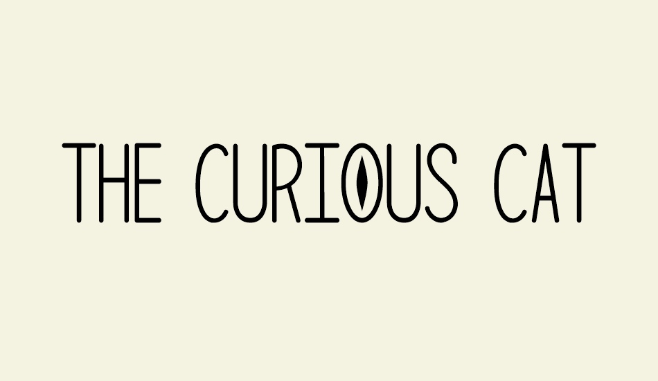 the-curious-cat font big