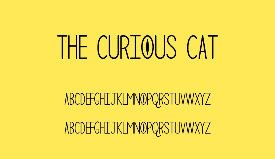 the-curious-cat font