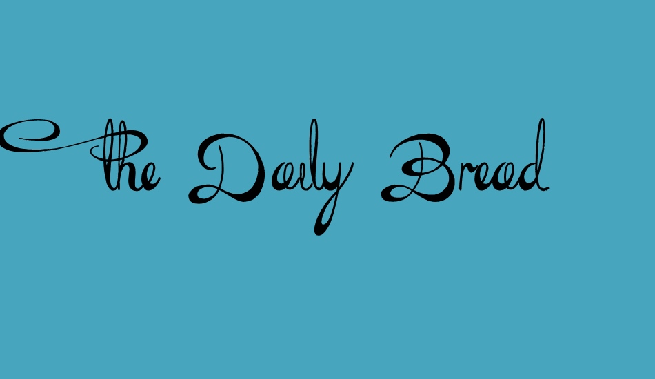 the-daily-bread font big