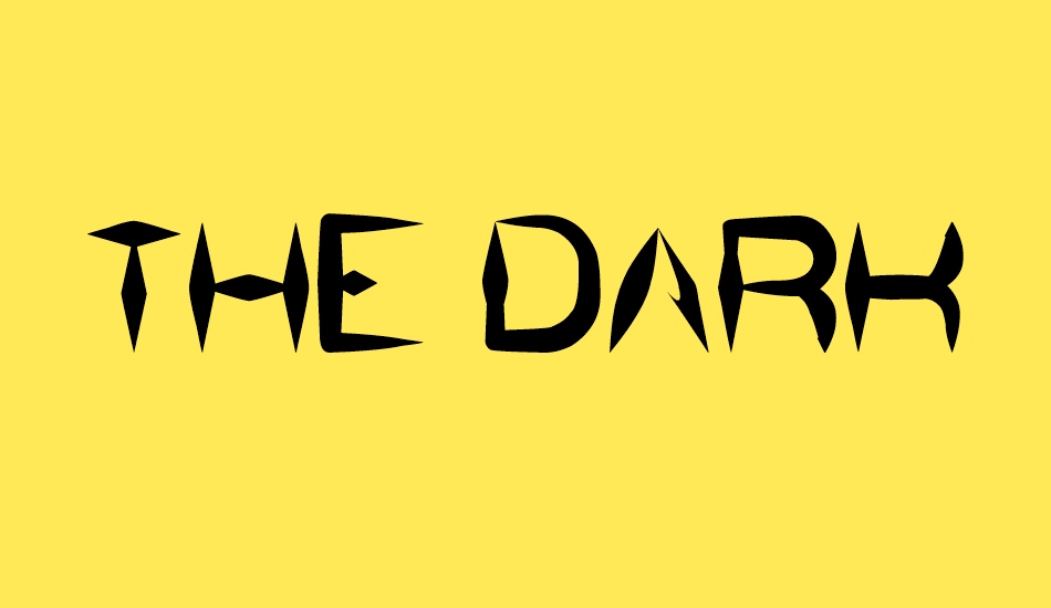 the-dark-knight font big