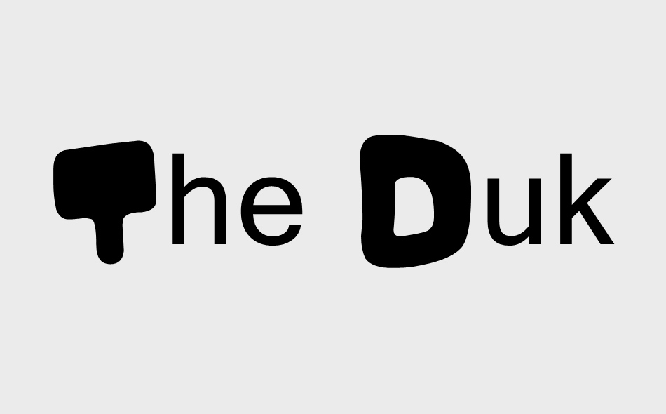 The Duke Of Prunes font big