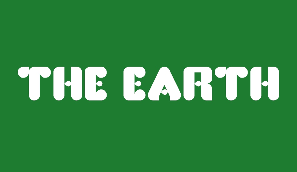 the-earth font big