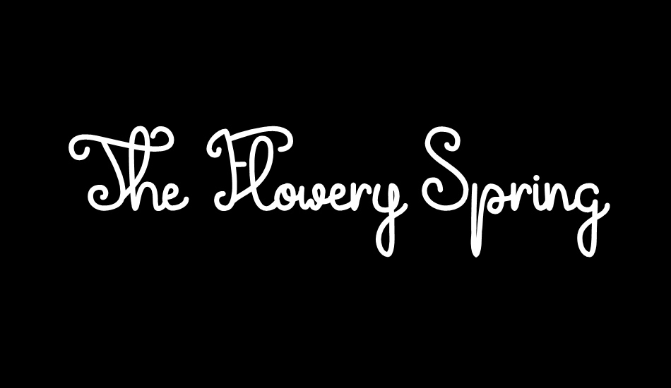 the-flowery-spring font big