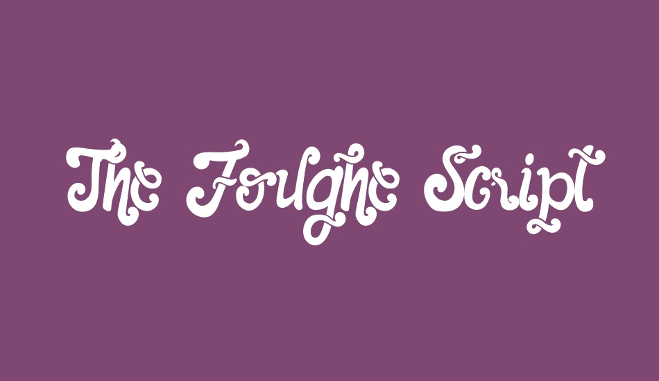 the-foughe-script font big