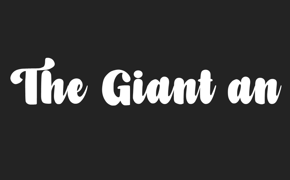 The Giant and the Mouse font big