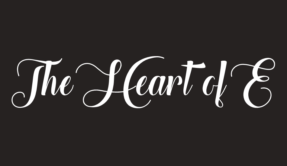 The Heart of Everything free font