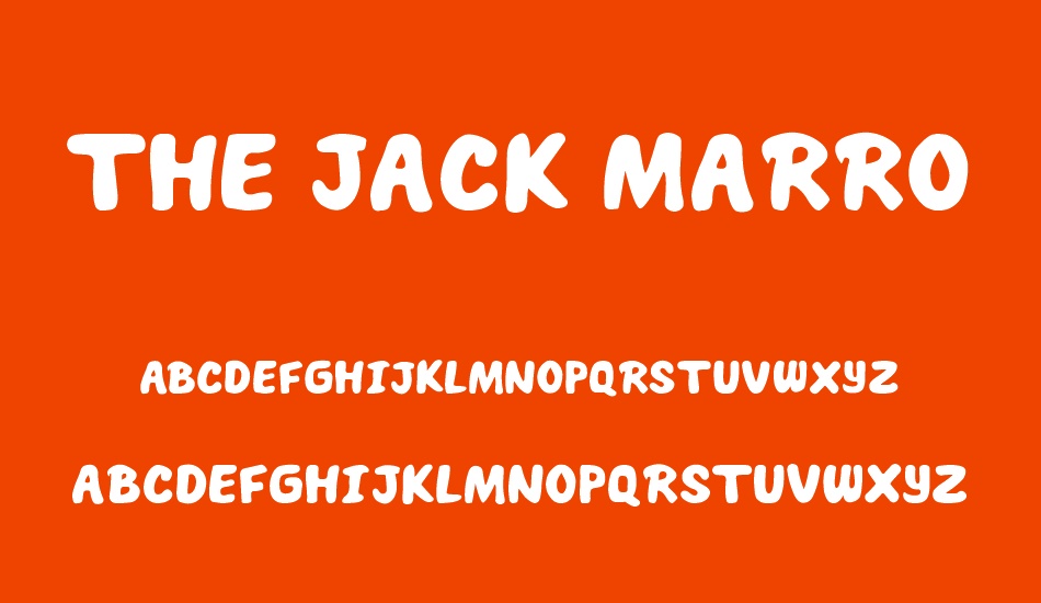 the-jack-marron font