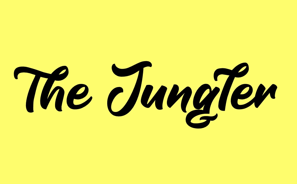 The Jungler font big