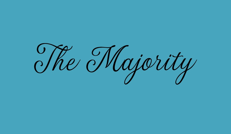 the-majority font big