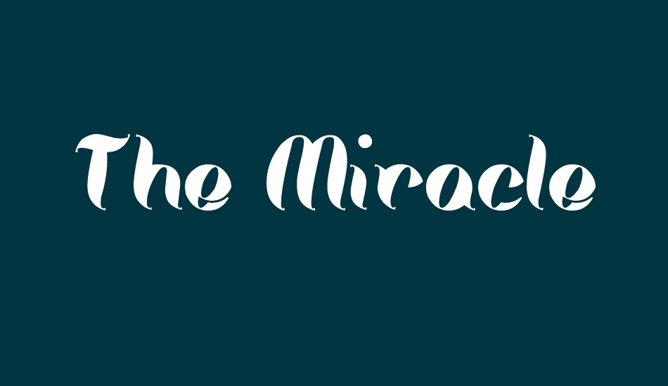 the-miracle font big