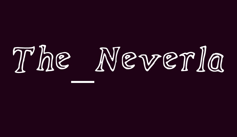 the-neverlanders font big