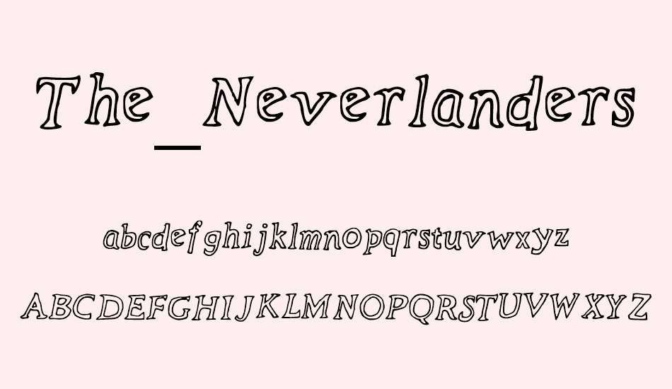 the-neverlanders font