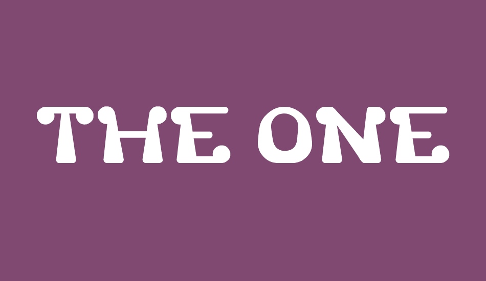 the-one-and-only-me font big