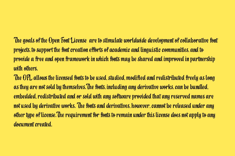 The Oriental Silence font 1