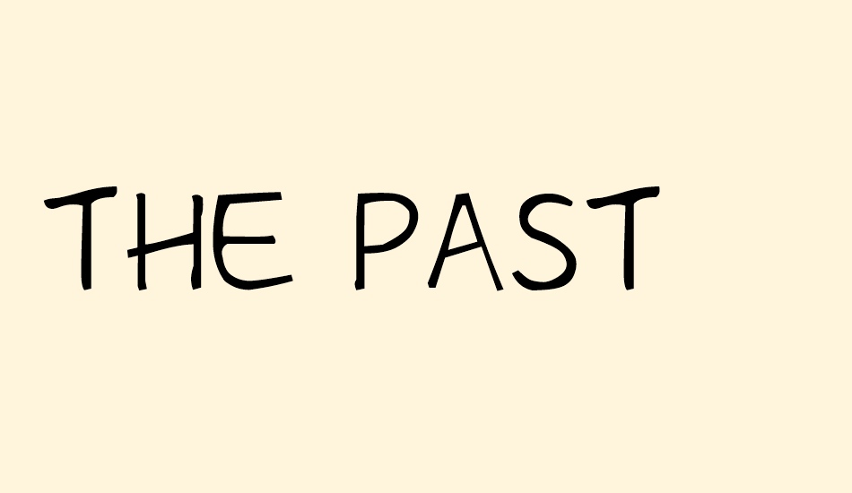 The Past__G font big