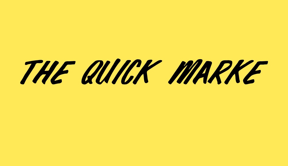 the-quick-marker font big