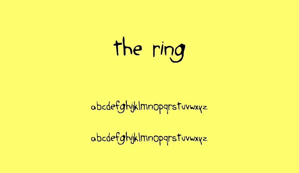 the-ring font