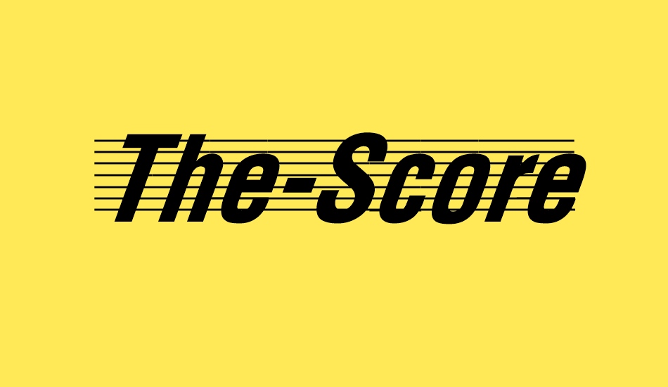 the-score font big