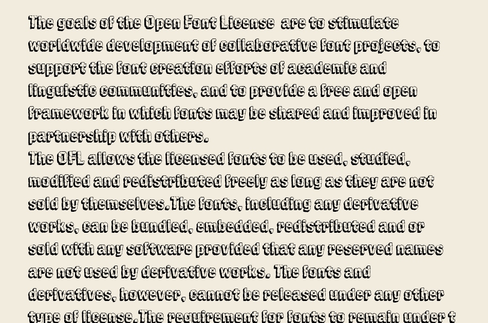 The Stone Tribes font 1