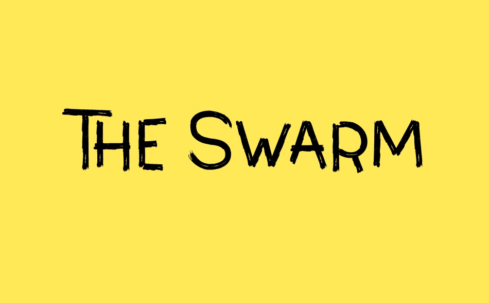 The Swarm font big