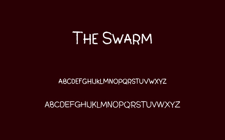 The Swarm font