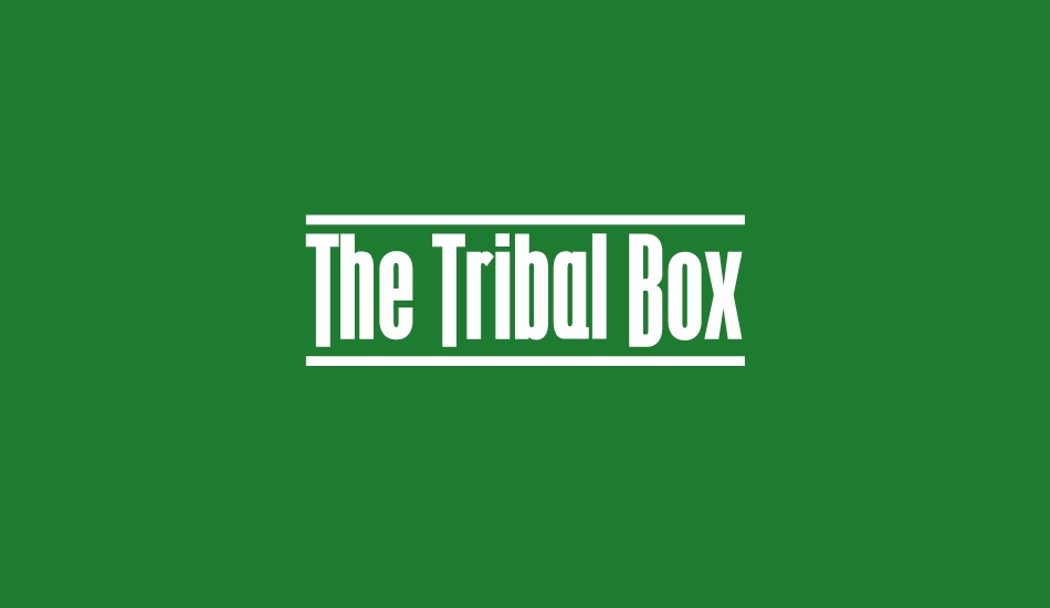 the-tribal-box font big