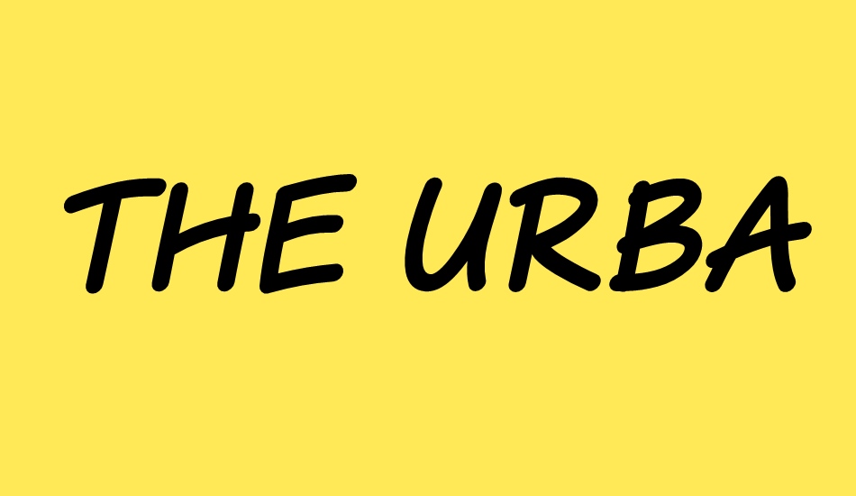 the-urban-way-ıtalic font big