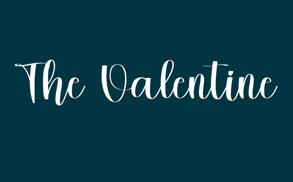 The Valentine font big