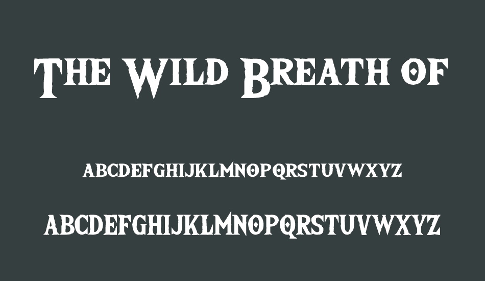legend of zelda breath of the wild font generator