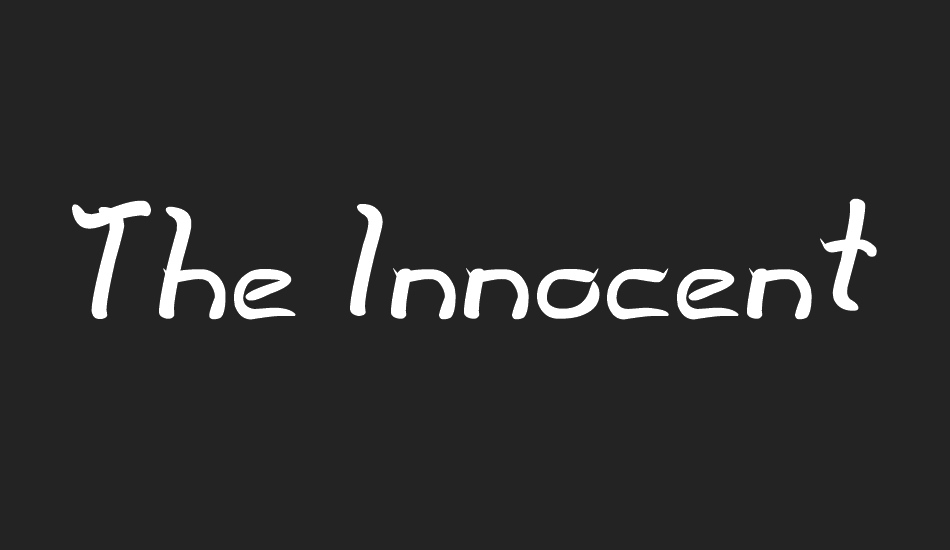 the-ınnocent-face font big