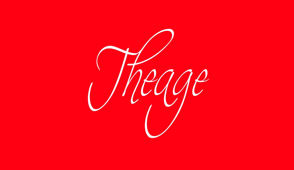 theage font big