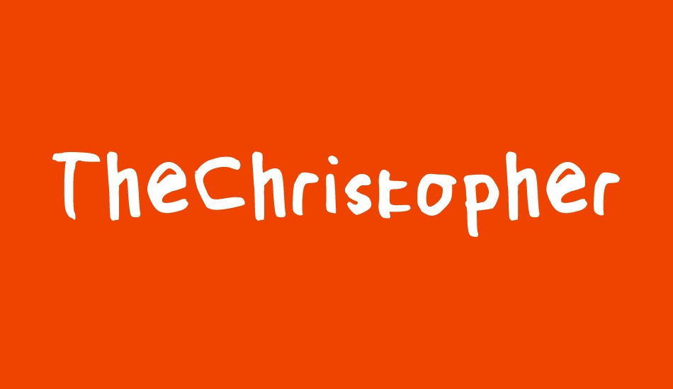 thechristopherharvey font big