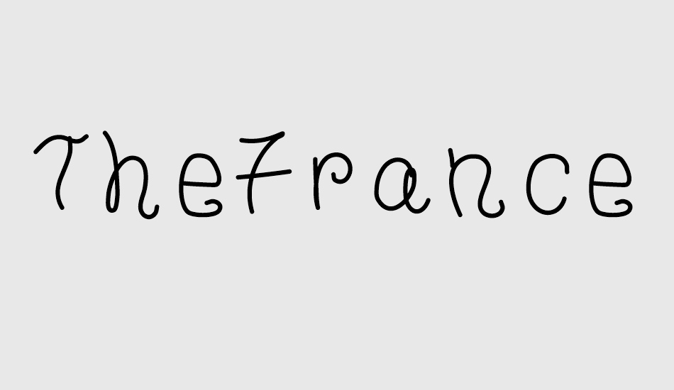 thefrancescafont font big