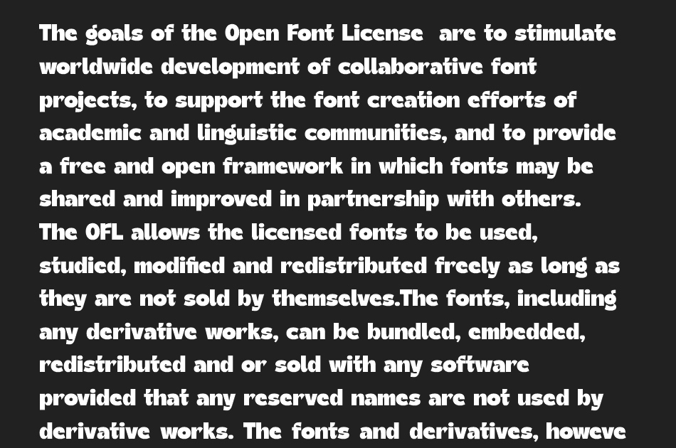 Theleo Blues font 1