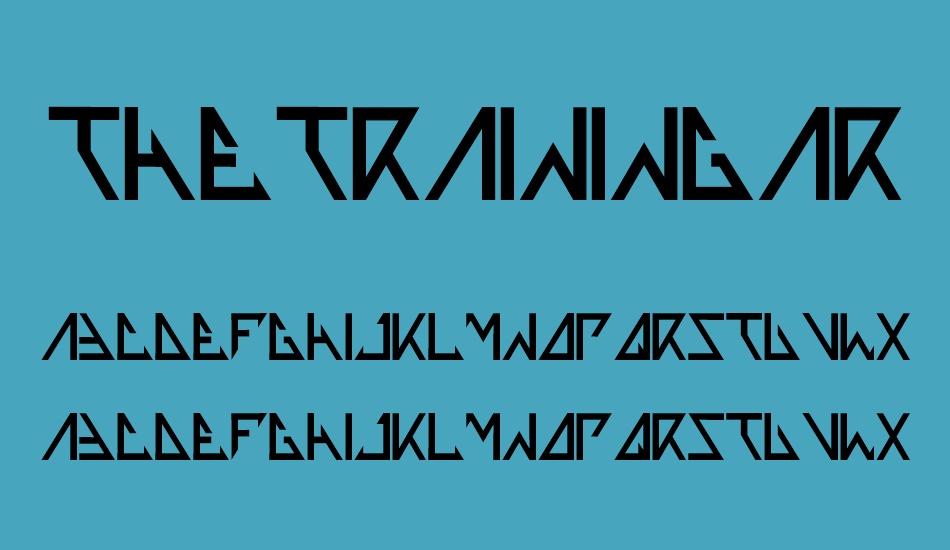 thetrainingartist font