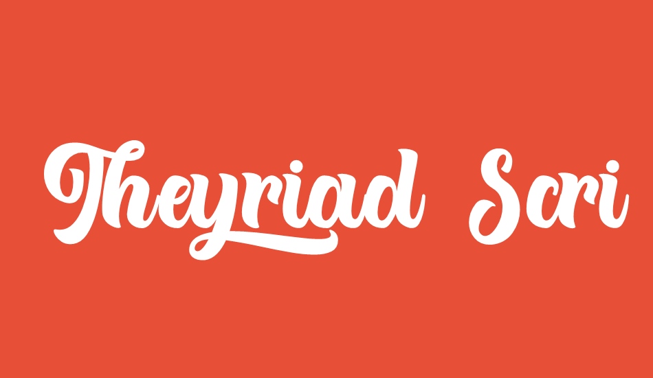 theyriad-script-personal-use font big