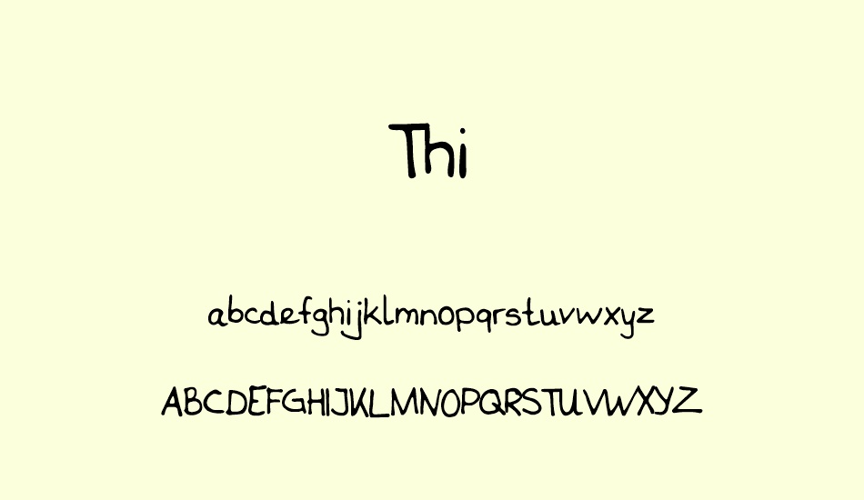 thi font