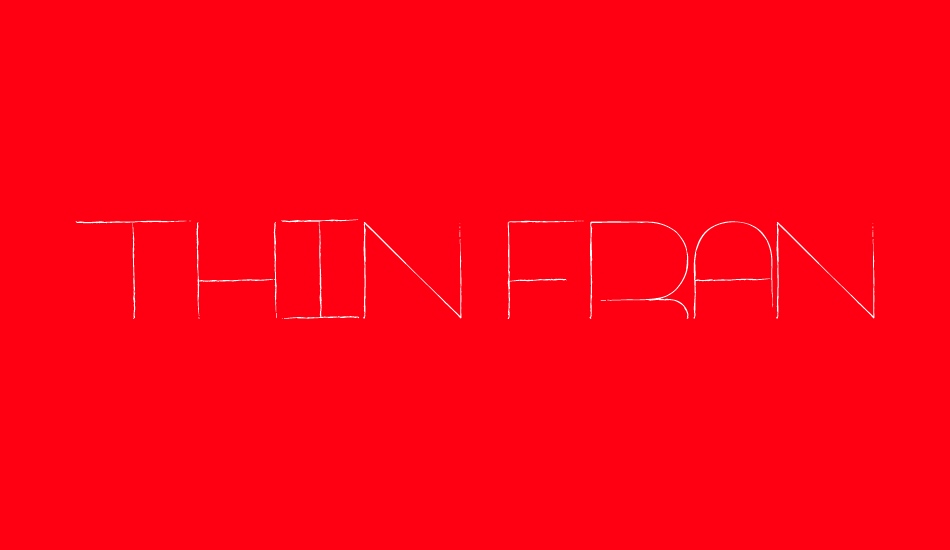 thin-franq font big