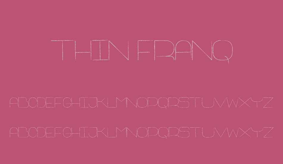 thin-franq font