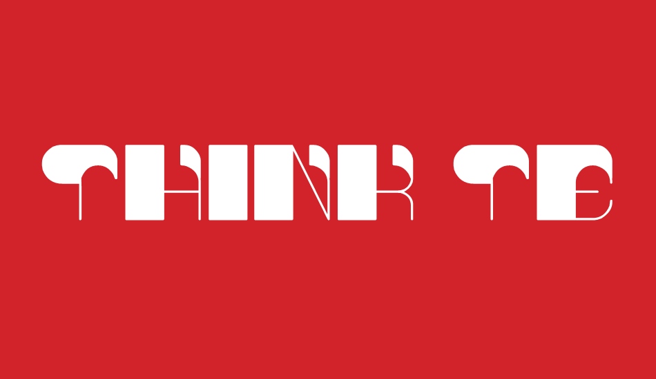 think-techno font big