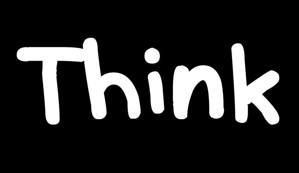 think-thick font big