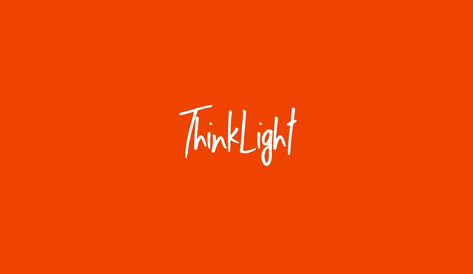 thinklight font big