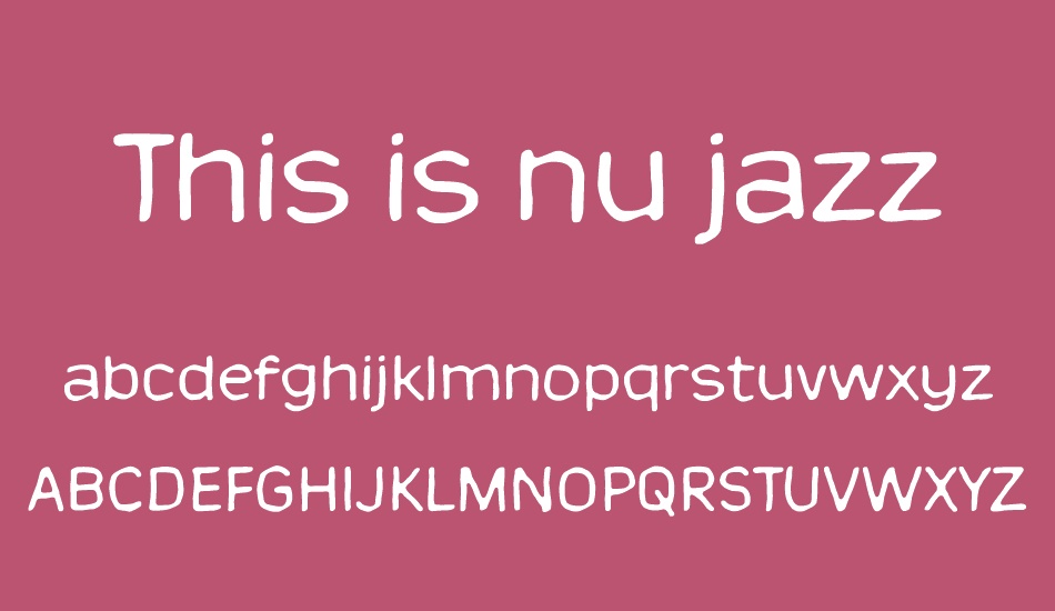 this-is-nu-jazz font