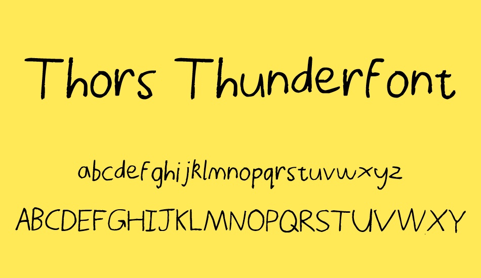 thors-thunderfont font