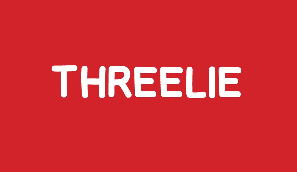 threelıe font big